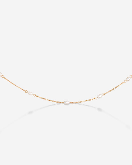 Pearl after Pearl Choker Roségold