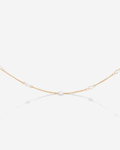 Pearl after Pearl Choker Roségold