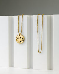 Round Box Chain Necklace
