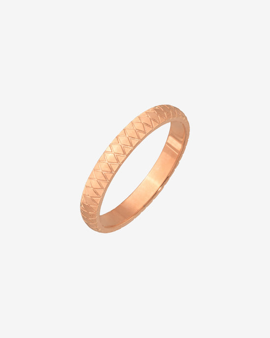 Cute Pattern Ring Roségold