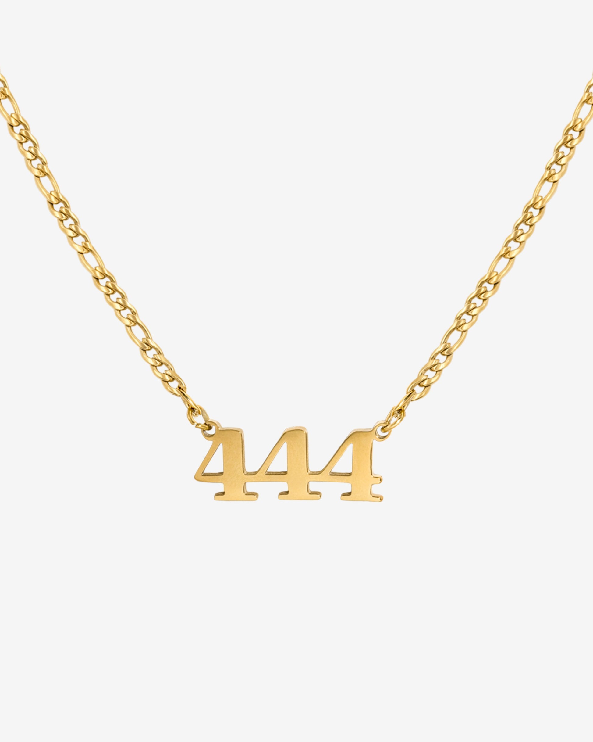 Angel Number Necklace Gold