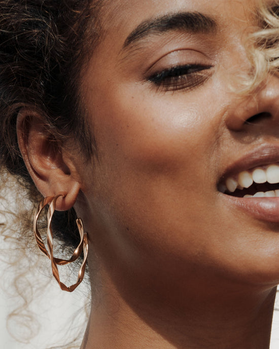 Sahira Hoop Bundle Roségold