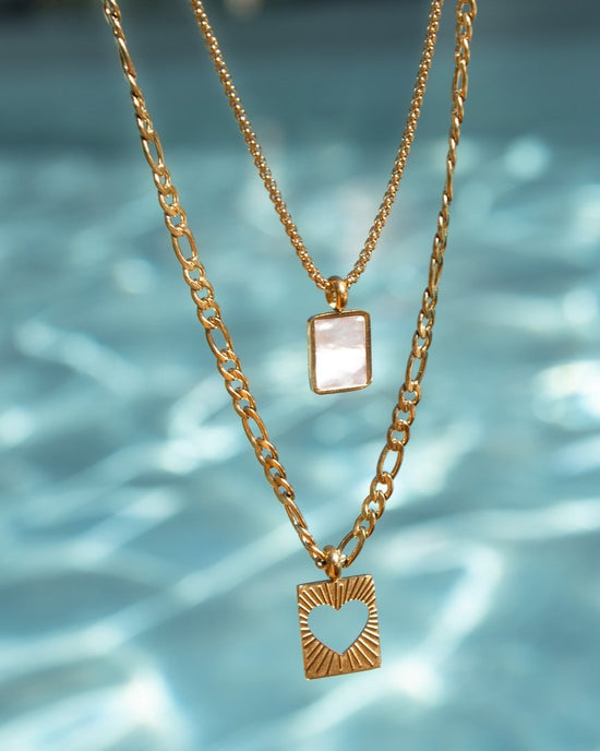 Shimmering Reflection Necklace Silber