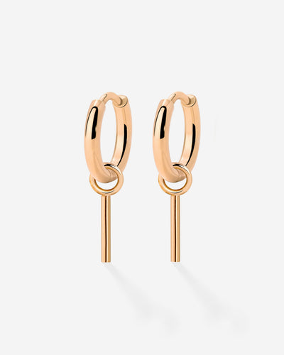 The Spine Hoop Set Baby Roségold