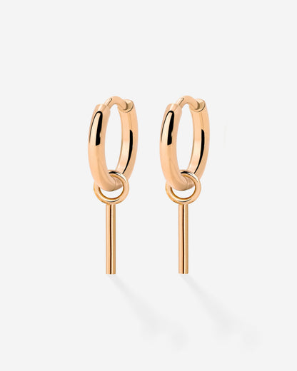 The Spine Hoop Set Baby Roségold