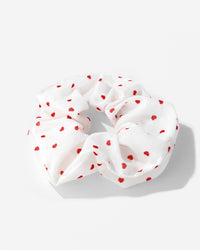 Shimmering Scrunchie Medium Hearts