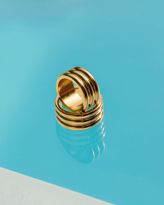Trio Stack Ring Gold