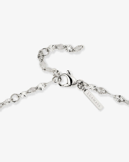 Delicate Pearl Bundle Silber
