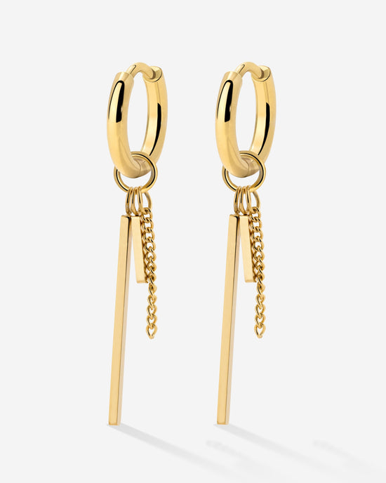 This and That Hoop Set Small Gold