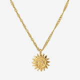 Free Sunny Swirl Necklace Gold