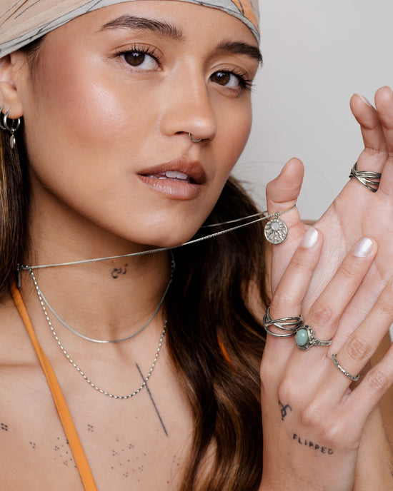 Sun Chaser Necklace Silber