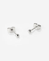 Delicate Bead Studs Silber
