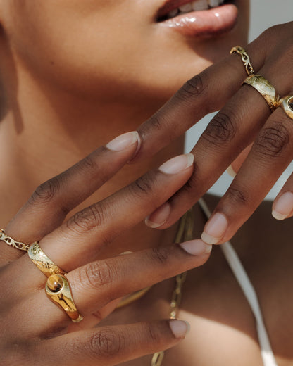 Desert Glow Ring Gold