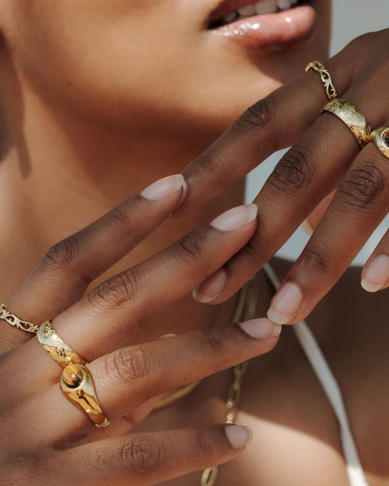 Desert Glow Ring Gold