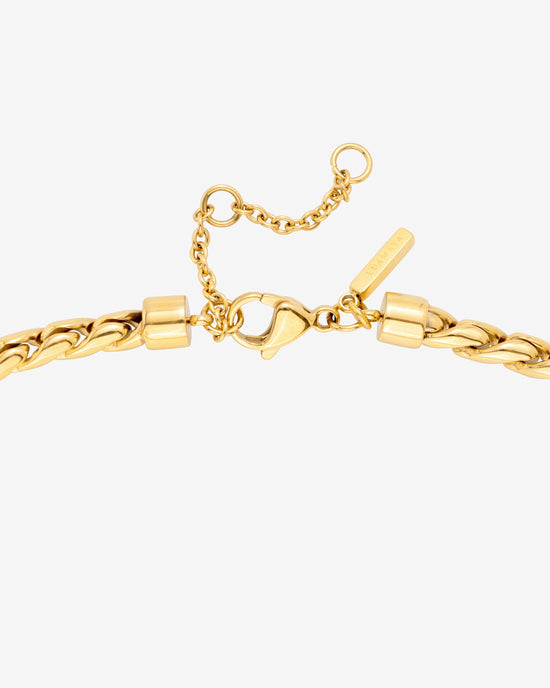 Spiral Links Necklace Gold