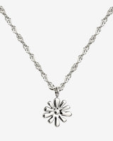 Flowery Necklace Silber