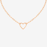 Loving Heart Necklace Roségold