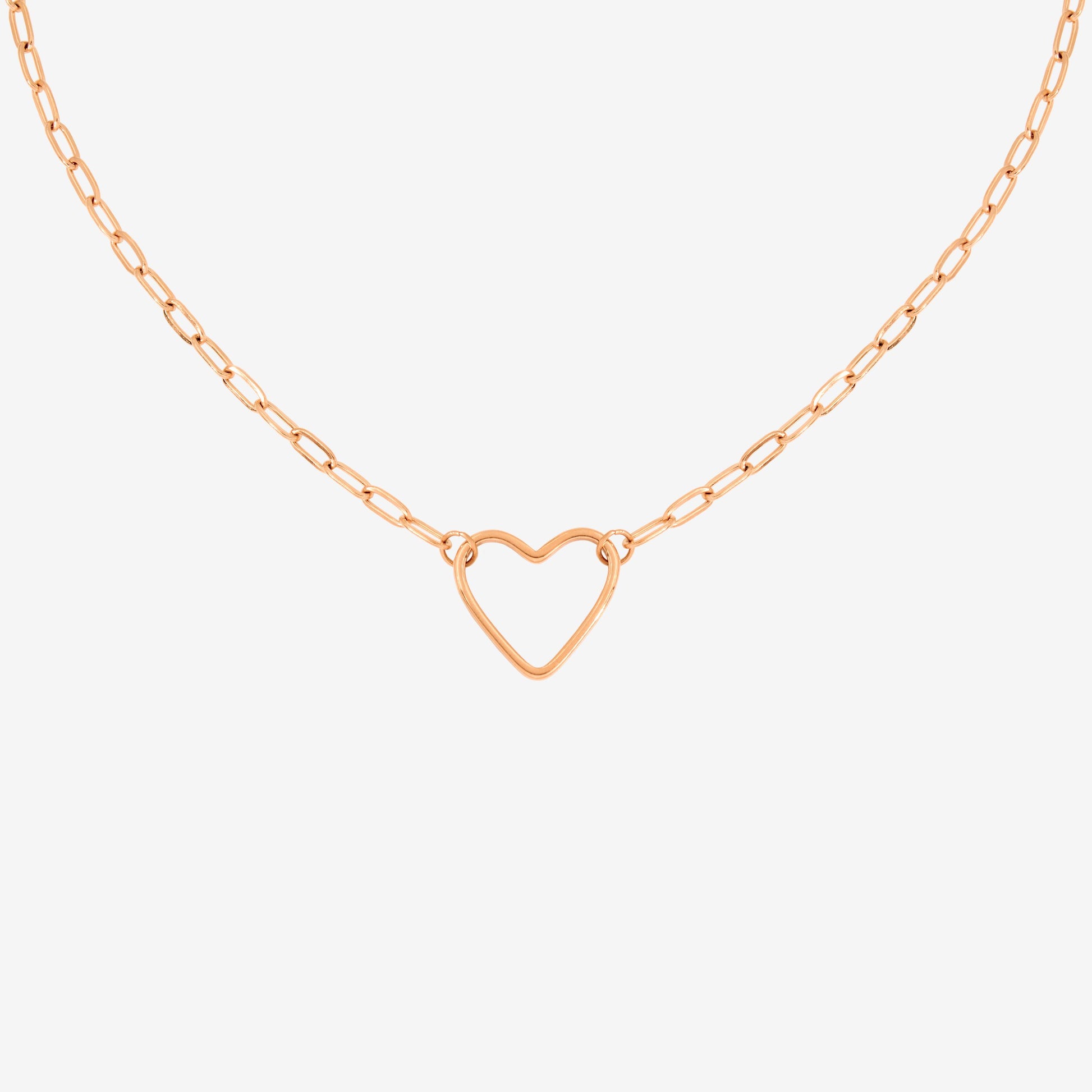 Loving Heart Necklace Roségold