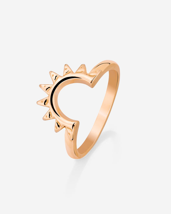 Sun Ray Ring Roségold