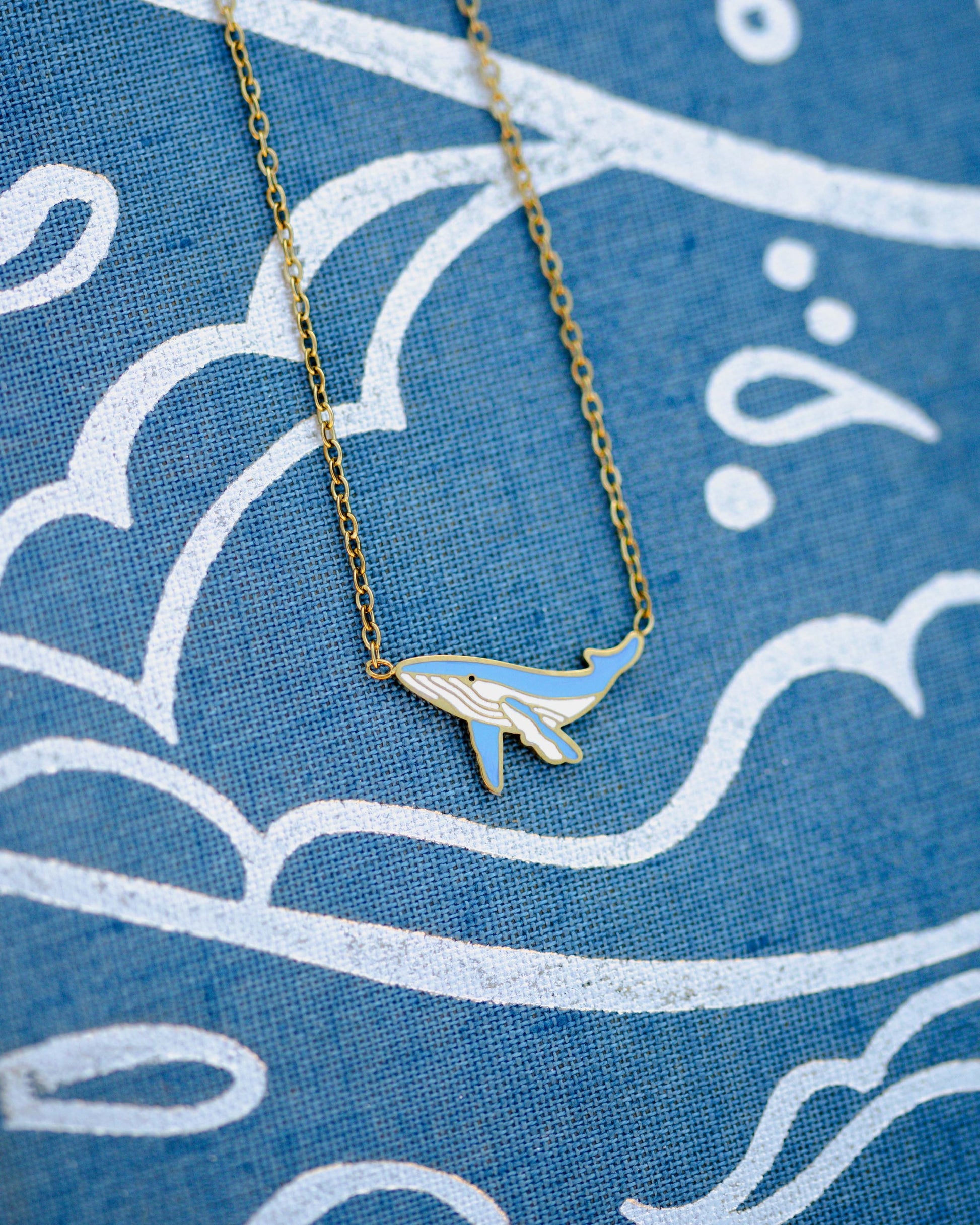 Blue Whale Necklace