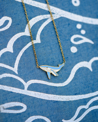 Blue Whale Necklace