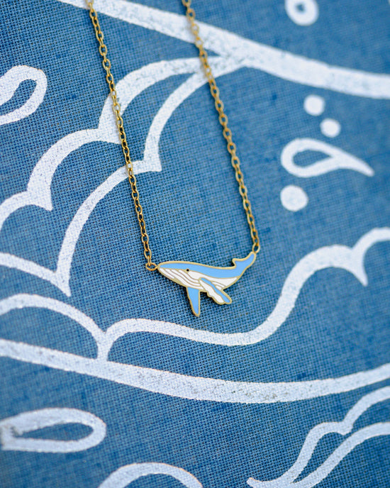 Blue Whale Necklace