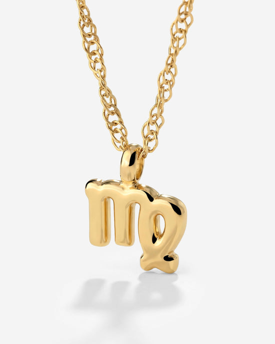 Virgo Bubble Necklace Gold