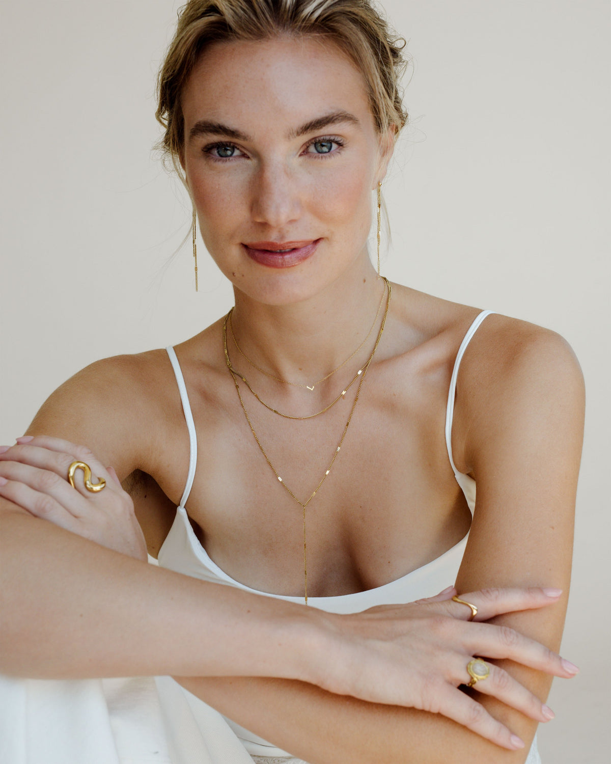 Tiny Letter Necklace