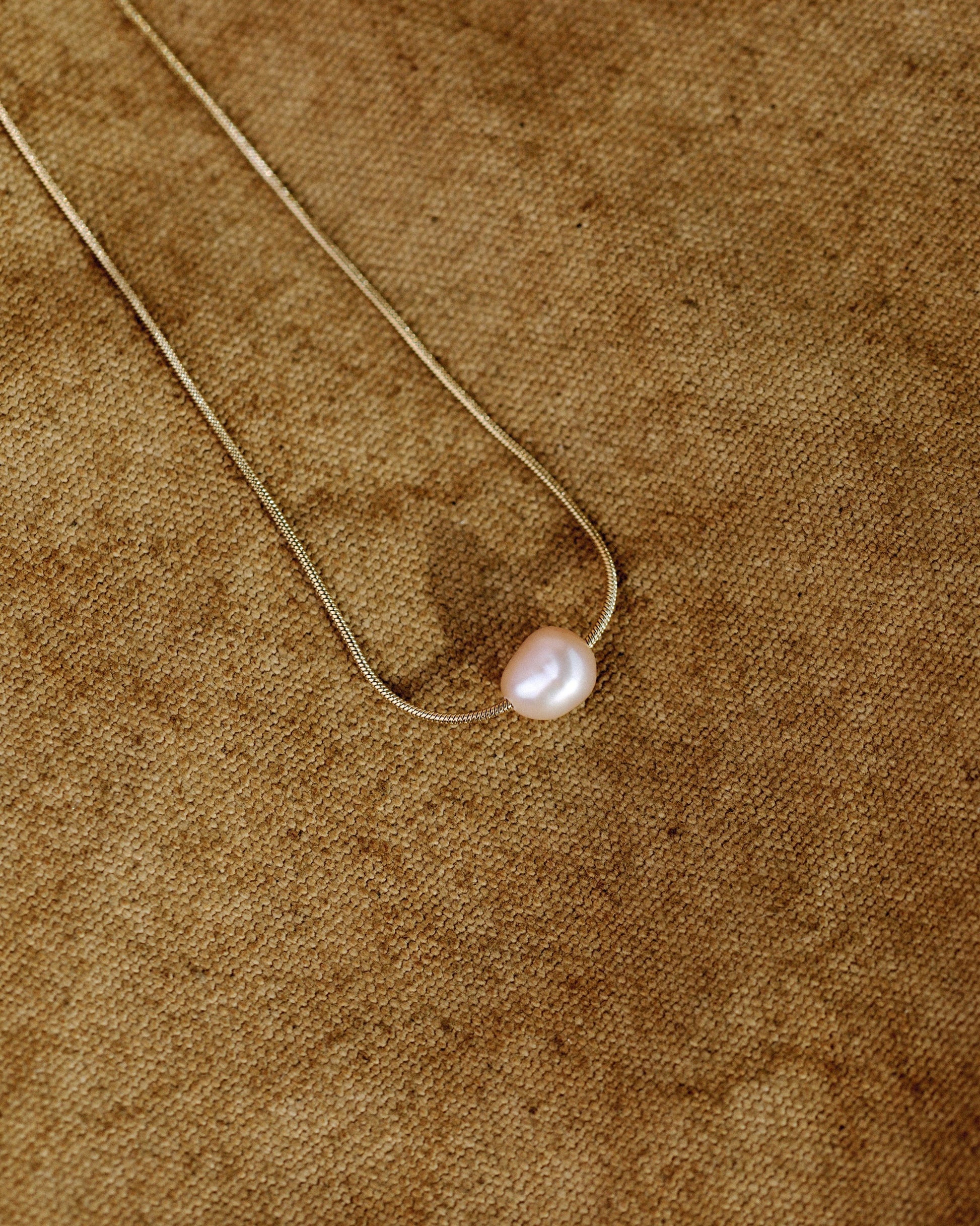 Blush Pearl Choker Silber