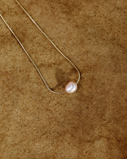 Blush Pearl Choker Silber