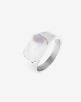 Mother of Pearls Ring Silver