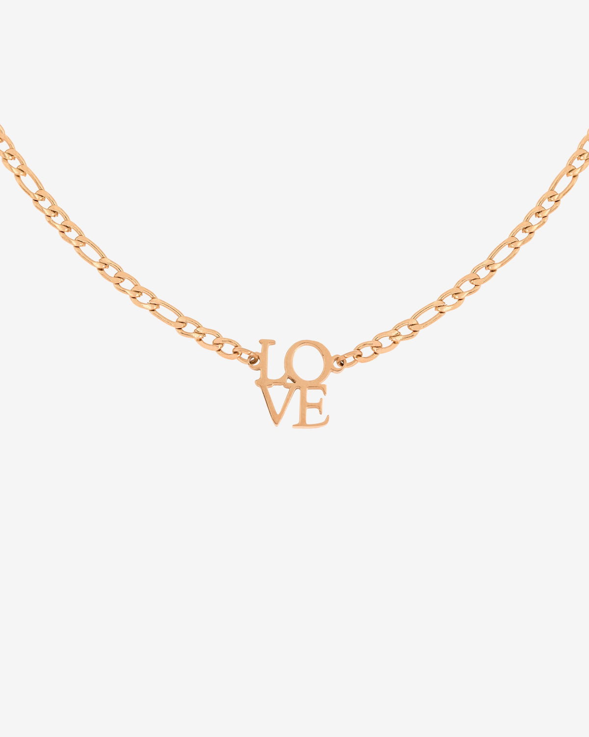 Lots of Love Necklace Rose Gold