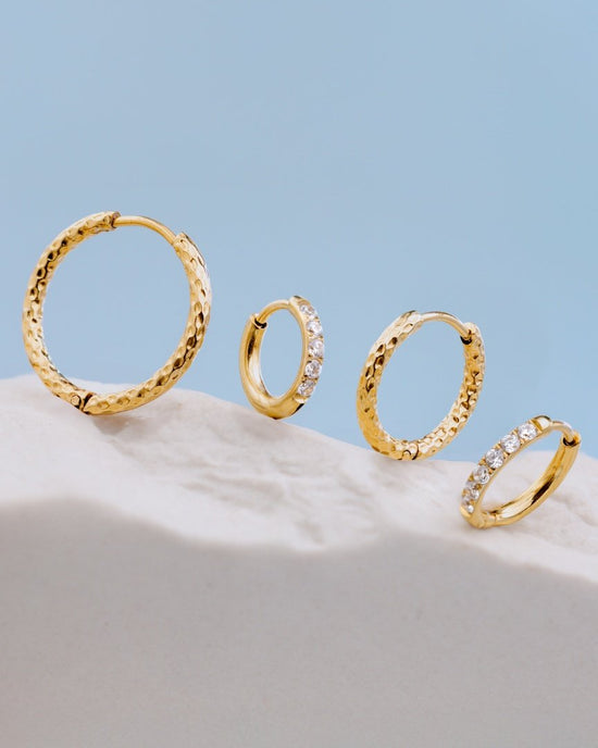 Glimmer Hoops Small Gold