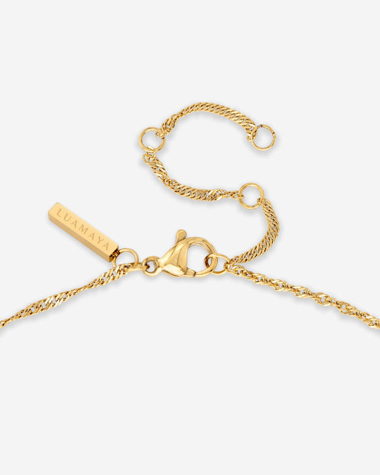 Pisces Bubble Necklace Gold