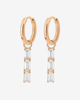 Baguette Bundle Hoop Set Small Roségold
