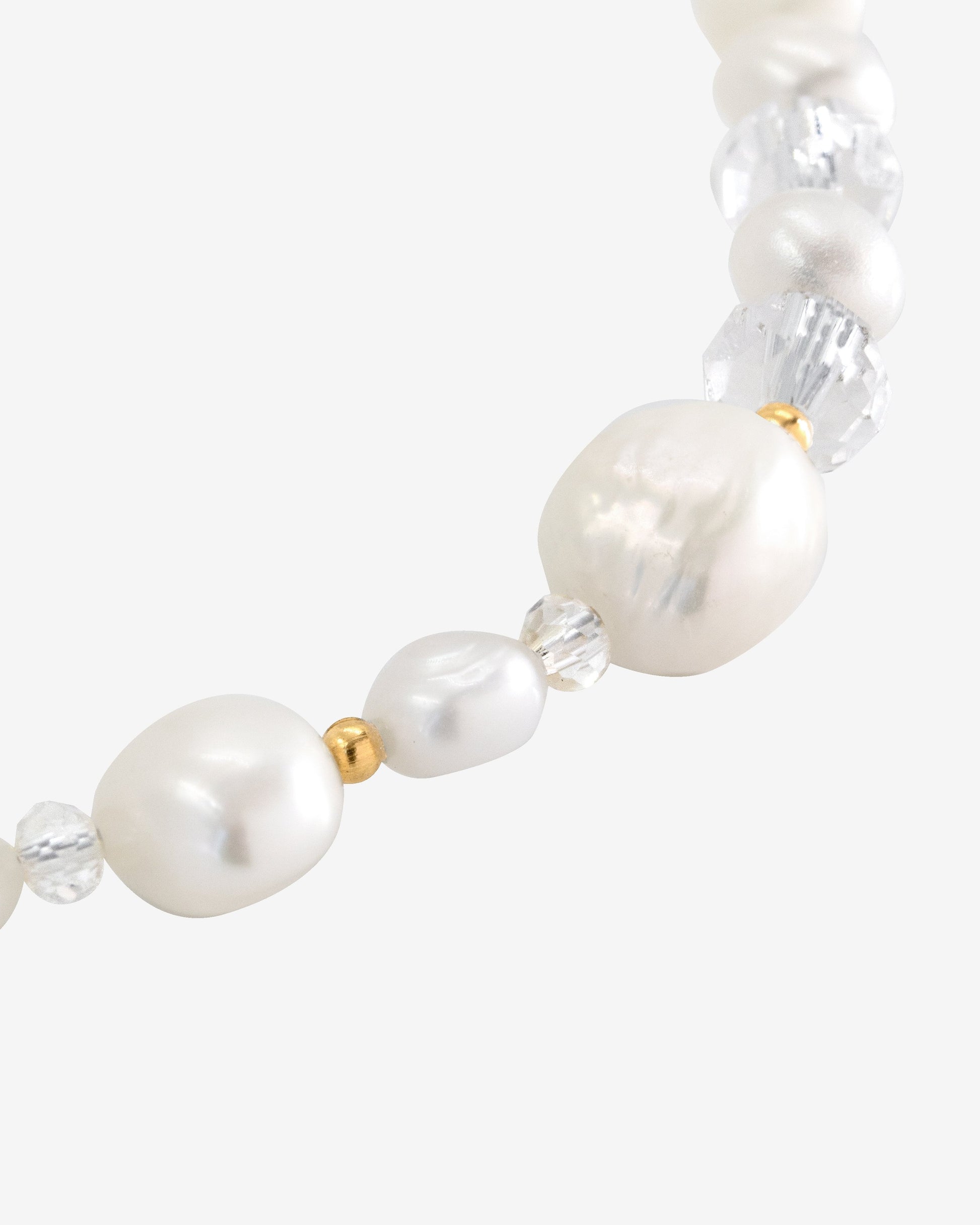 Icy Cool Pearl Necklace Gold