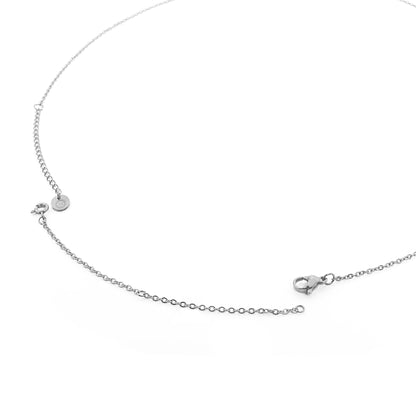Extender Chain 10 cm plain Silber