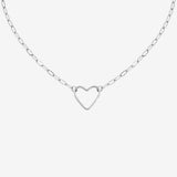 Loving Heart Necklace Silber