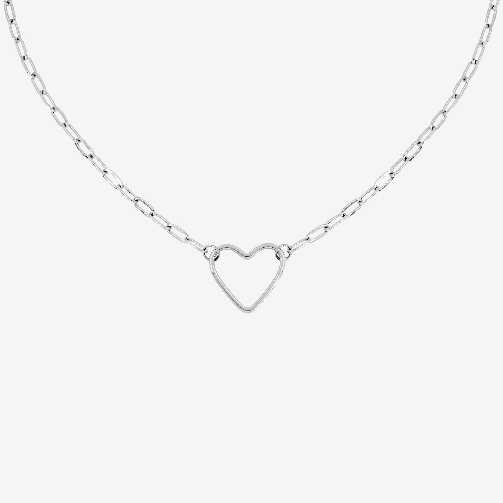 Loving Heart Necklace Silber
