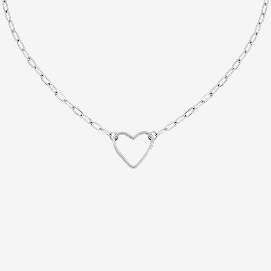 Loving Heart Necklace Silber