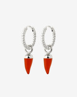 Hot 'n' Spicy Twisted Hoop Set Baby Silber