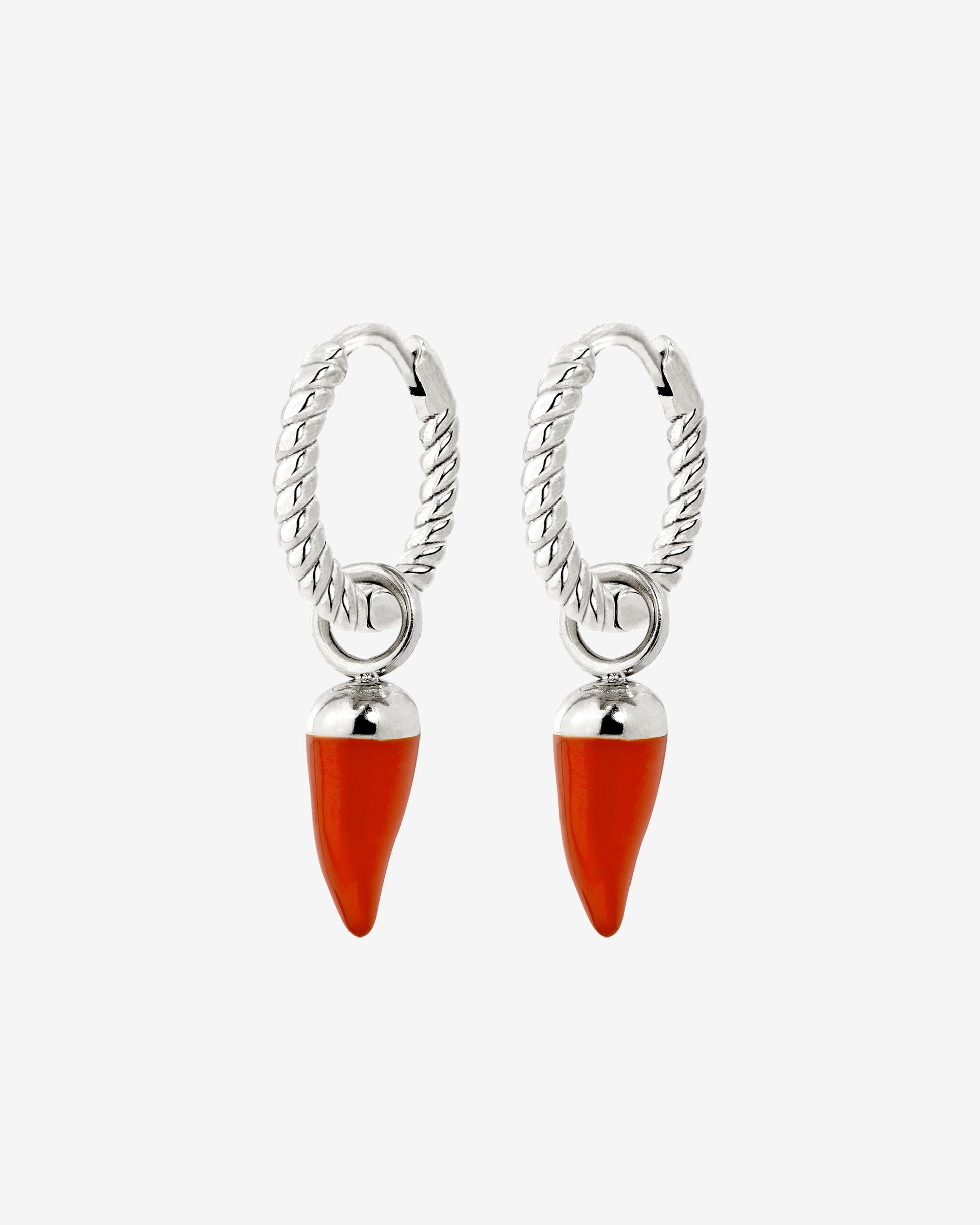 Hot 'n' Spicy Twisted Hoop Set Baby Silber