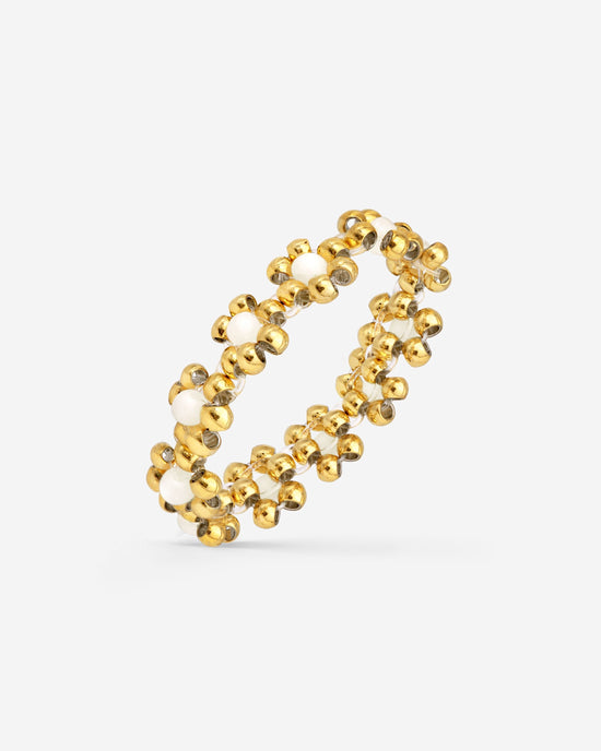 Flowery Ring Gold