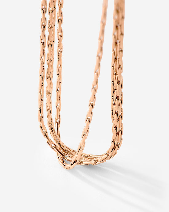 Cascade Layer Necklace Roségold