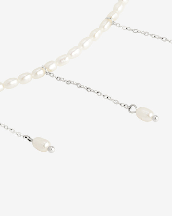 Lolas Love Pearl Power Necklace Silber