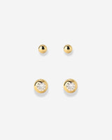Delicate Gleam Stud Bundle Gold