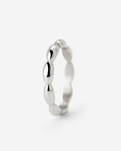 Drop in the Ocean Ring Silber