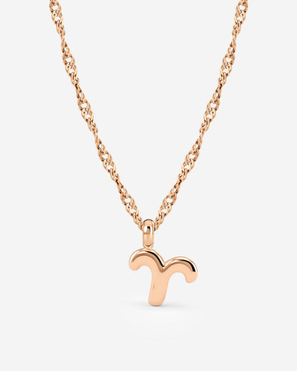 Aries Bubble Necklace Roségold