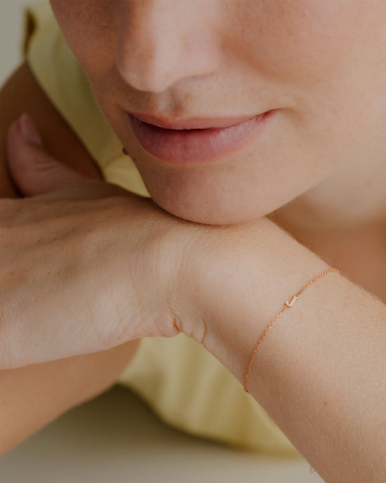 Tiny Letter Bracelet
