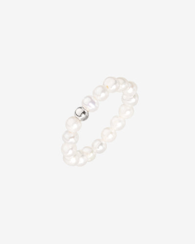 Summertime Pearl Ring Silber